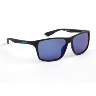 Akiniai Poliarizuoti UV-400 Shimano Technium Matte Black & Blue Mirror Akiniai Poliarizuoti UV-400 Shimano Technium Matte Black & Blue Mirror