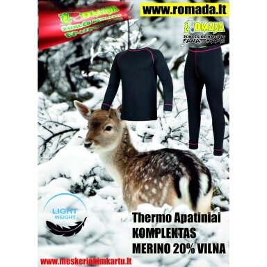 Apatiniai rūbai Komplektas MERINO Vilna Žieminiai Thermo rūbai Spalva Juoda Šilti ir Lengvi Nesikandžioja Vilna Apatiniai rūbai Komplektas MERINO Vilna Žieminiai Thermo rūbai Spalva Juoda Šilti ir Lengvi Nesikandžioja Vilna