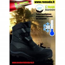 Batai North Spirale Waterproof Nepralaidūs vandeniui gumuoti batai su pašiltinimu Nekietėja ir nepraranda savo savybių net ir prie -30C.