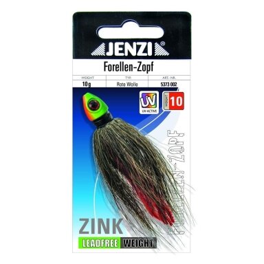 Blizgė muselė Lydekinė 10g / 14g RED Tiger Blizgė muselė Lydekinė 10g / 14g RED Tiger