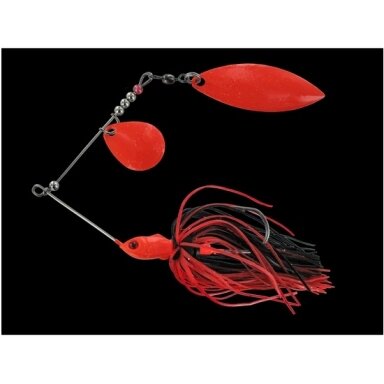 Blizgė Tandem Spinnerbaits su lapeliais 15g