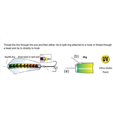 Blizgė Tasmanian Devil Dual Depth 20g UV Blizgė Tasmanian Devil Dual Depth 20g UV
