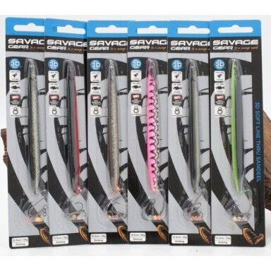 Blizgė Tobis Lašišai UV Savage Gear 3D SOFT Sandeel Pen 12,5cm 20g Blizgės tinka Vejažuvėms Lašišoms Šlakiams ir Salačiams Blizgė Tobis Lašišai UV Savage Gear 3D SOFT Sandeel Pen 12,5cm 20g Blizgės tinka Vejažuvėms Lašišoms Šlakiams ir Salačiams