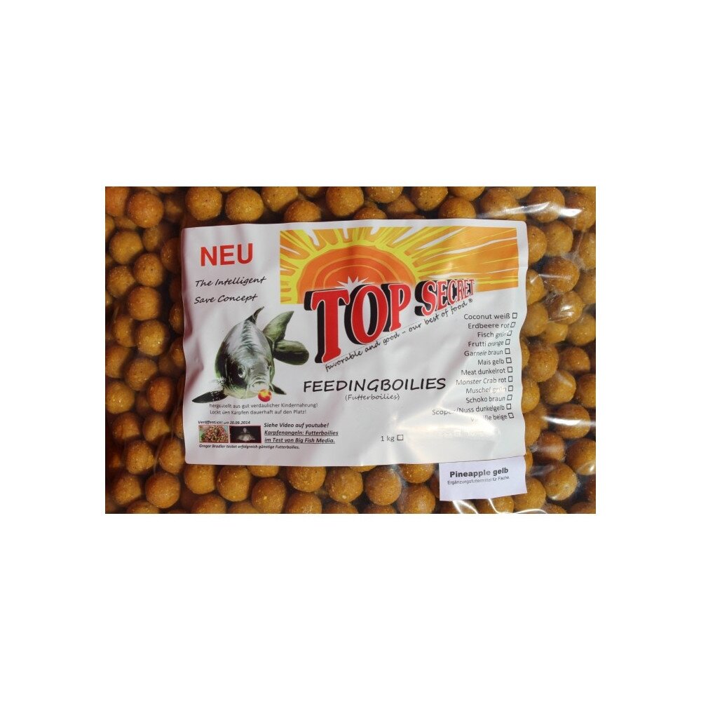 Boiliai Šėrimui Feeding 1kg 16mm made in Germany Boiliai Šėrimui Feeding 1kg 16mm made in Germany