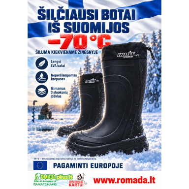Botai Žieminiai Lengvi Inuit -70°C Suomija Botai Žieminiai Lengvi Inuit -70°C Suomija