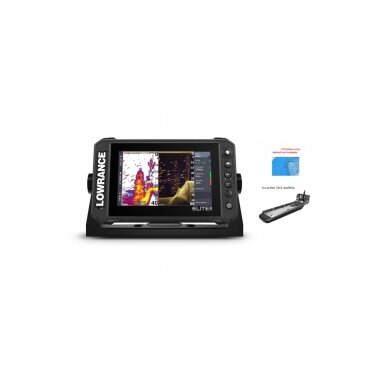 Echolotas Lowrance Elite 9 FS su sonaru Active 3-IN-1 ROW Naujovė - Liečiamu Ekranu Echolotas Lowrance Elite 9 FS su sonaru Active 3-IN-1 ROW Naujovė - Liečiamu Ekranu