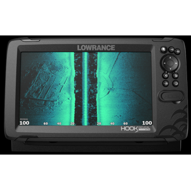 Echolotas Lowrance HOOK Reveal 9 TripleShot with CHIRP, SideScan, DownScan &amp; Base Map 6