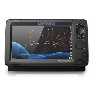 Echolotas Lowrance HOOK Reveal 9 TripleShot with CHIRP, SideScan, DownScan &amp; Base Map 1