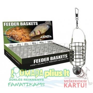 Feeder šeryklos Nr.1 15g-80g Feeder šeryklos Nr.1 15g-80g