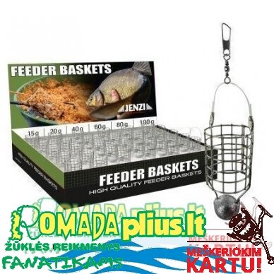 Feeder šeryklos Nr.1 15g-80g Feeder šeryklos Nr.1 15g-80g