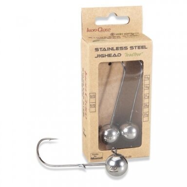 Galvakabliai Plienas 3vnt Germany Stainless Jighead