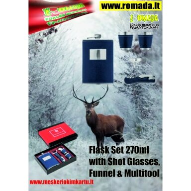 Gertuvė Fleška rinkinys 270ml Melsva Gertuvė Fleška rinkinys 270ml Melsva