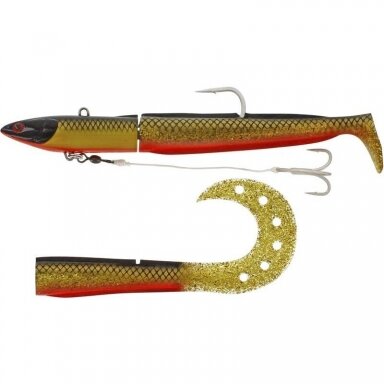 Guminukas jūrinis Kinetic Slim Jim Fancy Cola 25cm 340g Halibutų Didelių Menkių Žvejybai Norvegijoje Guminukas jūrinis Kinetic Slim Jim Fancy Cola 25cm 340g Halibutų Didelių Menkių Žvejybai Norvegijoje