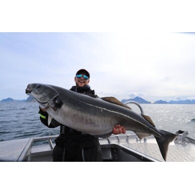 Guminukas jūrinis Kinetic Big Bob 730g 40cm Gadus Margosios Menkės mailius BIG Halibutų Didelių Menkių Žvejybai Norvegijoje 2