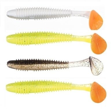 IŠPARDAVIMAS! Guminukai Soft Real 10cm 4vnt Mix IŠPARDAVIMAS! Guminukai Soft Real 10cm 4vnt Mix