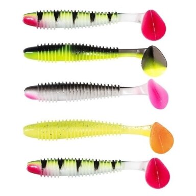 IŠPARDAVIMAS! Guminukai Soft Real 7.5cm 5vnt Mix IŠPARDAVIMAS! Guminukai Soft Real 7.5cm 5vnt Mix
