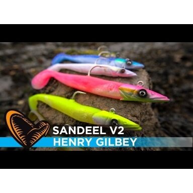 Jūrinis Guminukas 2vnt SG Gear Sandeel V2 275g 275mm Jūrinis Guminukas 2vnt SG Gear Sandeel V2 275g 275mm
