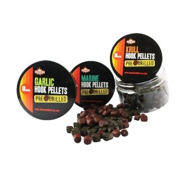 Kablio granulės DYNAMITE BAITS PRE-DRILLED 8mm KRILL / GARLIC / MARINE HALIBUT Krevetė / Česnakas / Norvegijos HALIBUTAS Kablio granulės DYNAMITE BAITS PRE-DRILLED 8mm KRILL / GARLIC / MARINE HALIBUT Krevetė / Česnakas / Norvegijos HALIBUTAS