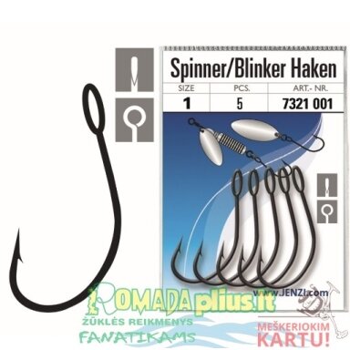 Kabliukai blizgėms Blinker Titan