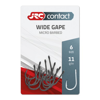 Kabliukai JRC Carp WIDE Gape Mircro Nr.6 Kabliukai JRC Carp WIDE Gape Mircro Nr.6