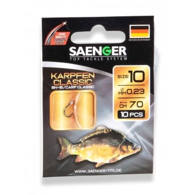 Kabliukai su pavadėliu Karpis Spec Gemany