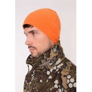 Kepurė žieminė fleece Žvejybinė Medžioklinė Orange Oranžinė spalva
