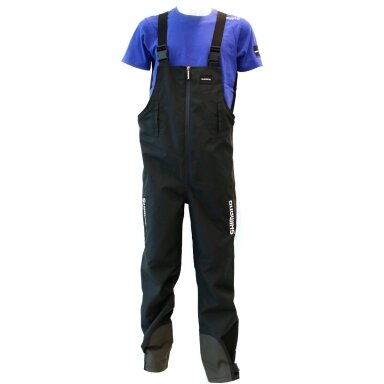 Shimano Kelnės BIB ilgos Shimano Ripstop Black nuo lietaus ir vėjo Shimano Kelnės BIB ilgos Shimano Ripstop Black nuo lietaus ir vėjo