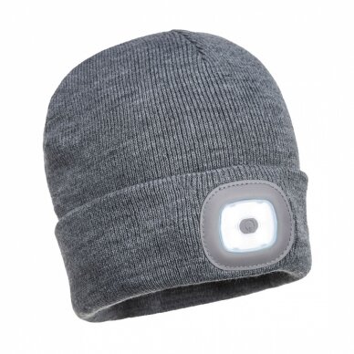Kepurė Fleece Žvejybinė arba Medžioklinė su USB LED Prožektorium nereikalingi elementai 2