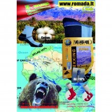 Kojinės Antibakterinės Africa Atlas Mountains Coolmax®(Vėsinančios) žygiams ir sportui Dydis 46-49 Žvejybai, Medžioklei ir Alpinistamps