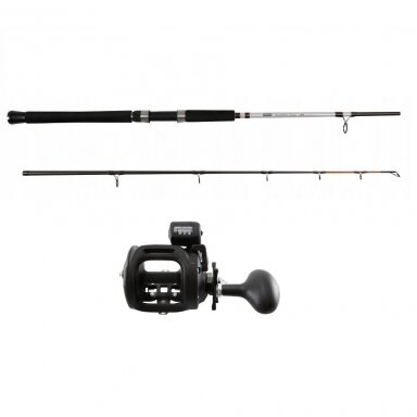 Komplektas jūrinis Travel Magda sea 1.98m 50lb + Multiplikatorinė ritė Komplektas jūrinis Travel Magda sea 1.98m 50lb + Multiplikatorinė ritė