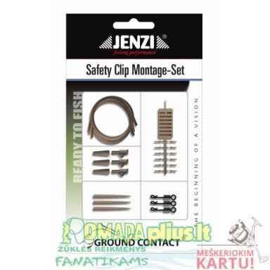 Komplektas Safety Clip Carp Montage Set