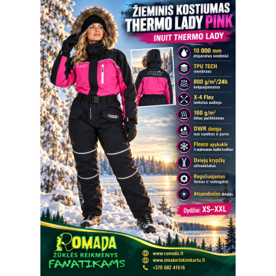 Žieminis kostiumas Thermo Lady Pink Žieminis kostiumas Thermo Lady Pink