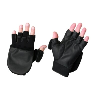 Kumštinės žieminės pirštinės Neopren Black