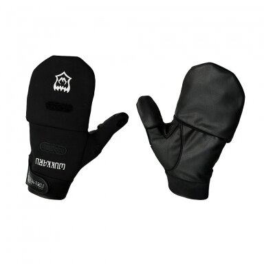 Kumštinės žieminės pirštinės Neopren Black