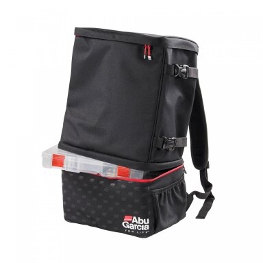 Kuprinė žvejo waterproof AbuGarcia + 3 dėžutės Kuprinė žvejo waterproof AbuGarcia + 3 dėžutės