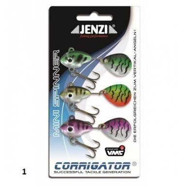 Legendinis Blizgių komplektas Mini Spinner su lapeliu 12g Legendinis Blizgių komplektas Mini Spinner su lapeliu 12g