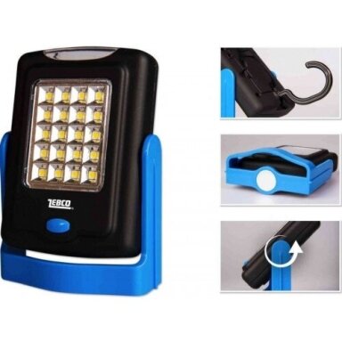 Lempa Turistinė Pastatoma 20LED + kablys Lempa Turistinė Pastatoma 20LED + kablys