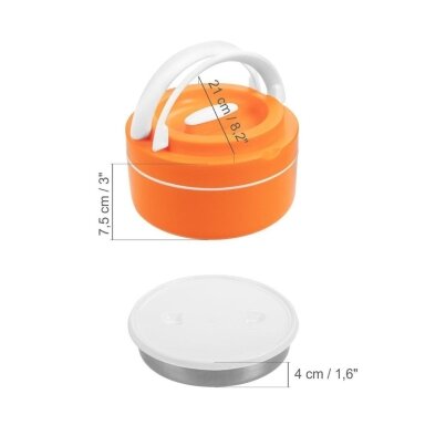 Maisto Termosas 1.8L Orange Termo Konteineris Maisto Termosas 1.8L Orange Termo Konteineris