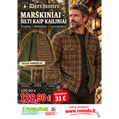 Marškiniai Žieminiai kaip kailiniai Deer Hunter iš Švedijos Marškiniai Žieminiai kaip kailiniai Deer Hunter iš Švedijos