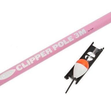 Meškerė be žiedų Cliper 3m pink vaikams Rožinė Meškerė be žiedų Cliper 3m pink vaikams Rožinė