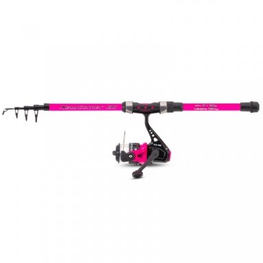 Meškerė Tele+Ritė Pink 1.60m 8-20g Meškerė Tele+Ritė Pink 1.60m 8-20g