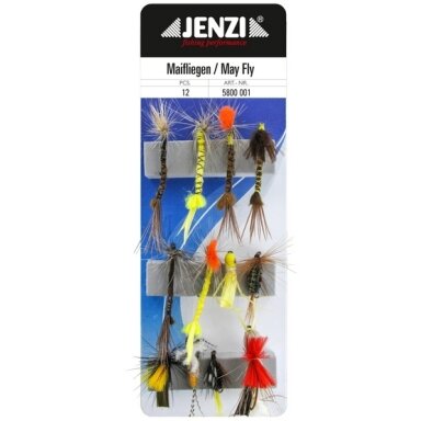 Muselių komplektas Insekten-Imitat 12vnt Muselių komplektas Insekten-Imitat 12vnt