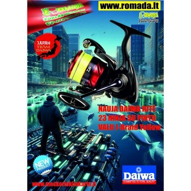 Nauja 2025 metų Daiwa Ritė NINJA LT 2500 / 4000 C JB4 SU PINTU VALU Aukštųjų technologijų ritė DAIWA Nauja 2025 metų Daiwa Ritė NINJA LT 2500 / 4000 C JB4 SU PINTU VALU Aukštųjų technologijų ritė DAIWA