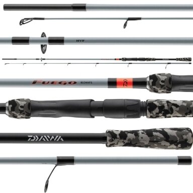 Naujas Spininigas Daiwa Fuego Spin Ilgis 3.00m Užmetimas 10-40g Lašišinis Tvirtas greitas ir puikiai subalansuotas spiningo meškerykotis Naujas Spininigas Daiwa Fuego Spin Ilgis 3.00m Užmetimas 10-40g Lašišinis Tvirtas greitas ir puikiai subalansuotas spiningo meškerykotis