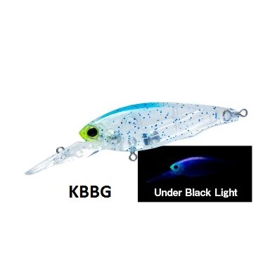 Vobleris UV-technologijos Keičia Spalvas Yo-Zuri 50mm Hardcore Shad LG