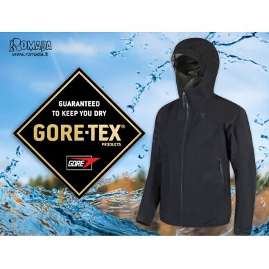 Striukė GORE‐TEX® Paclite® GTX Gore-Tex Pagaminti Europoje Aukšta kokybė! Vandeniui Atsparumas 100% Kvėpavimas Membrana 30.000 /30.000