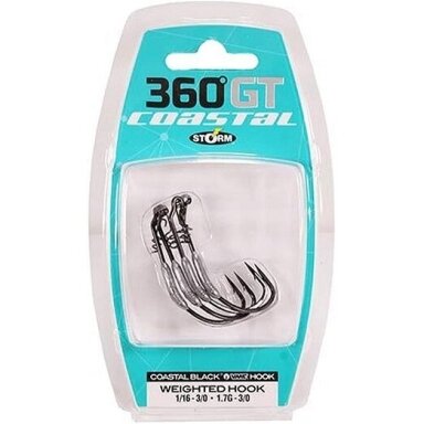 Ofsetiniai kabliukai su svoriu Storm 360GT Swimbait Hook 4vnt Ofsetiniai kabliukai su svoriu Storm 360GT Swimbait Hook 4vnt