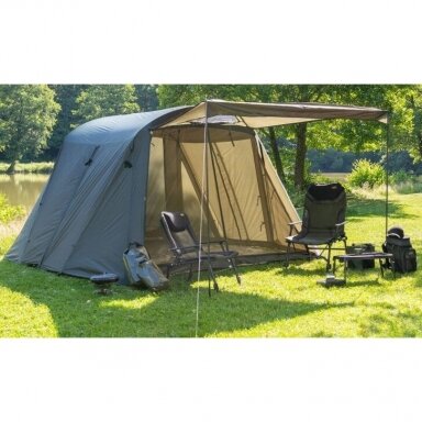 Palapinė vasarinė Carp Exclusive su veranda 300 x 320 x 190 cm Palapinė vasarinė Carp Exclusive su veranda 300 x 320 x 190 cm