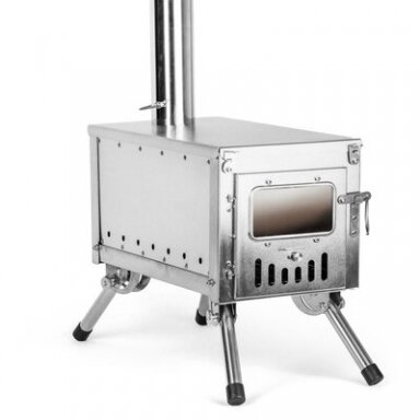 Palapinės Krosnelė Šildytuvas Nešiojama portatyvinė Žiemą ant ledo Nepakeičiama kūrenamos krosnelės Malkomis ST-2 Winter Tent Stove