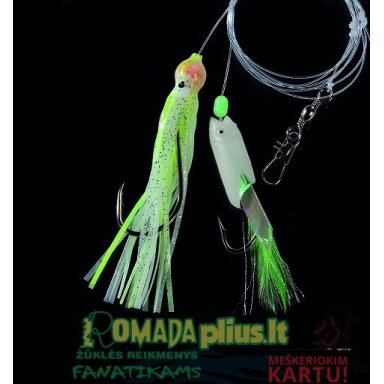 Paternosteris Norway-rig Oktopus+Fish